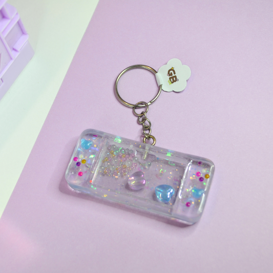 Game Console Sensory Shaker Resin Keyring