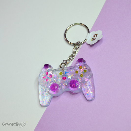 Game Controller Resin Keyring