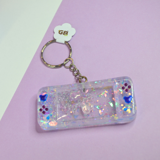 Game Console Sensory Shaker Resin Keyring