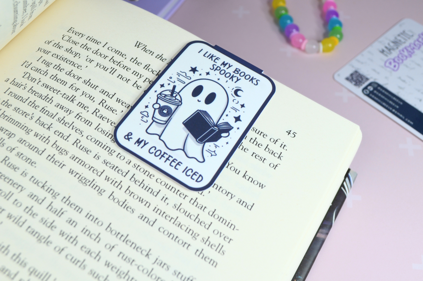 Spooky Cute Magnetic Bookmark