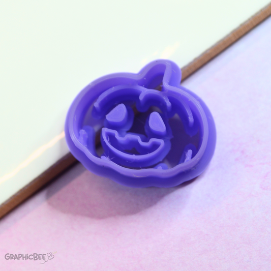 Happy Pumpkin Face Kawaii Clay Cutter