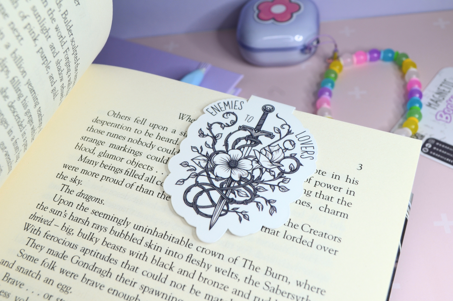 Enemies to Lovers Magnetic Bookmark