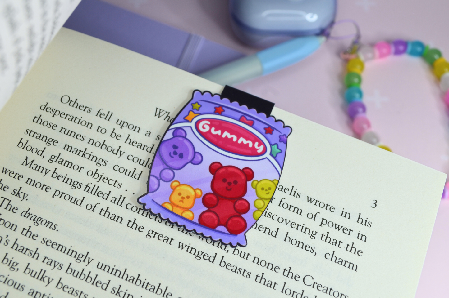 Gummy Packet Magnetic Bookmark