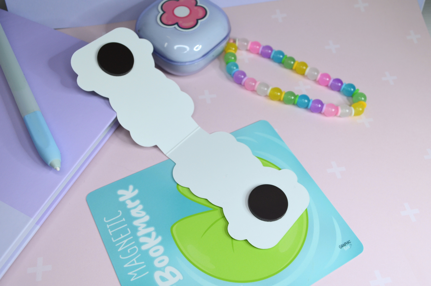 One More Chapter Froggie Magnetic Bookmark