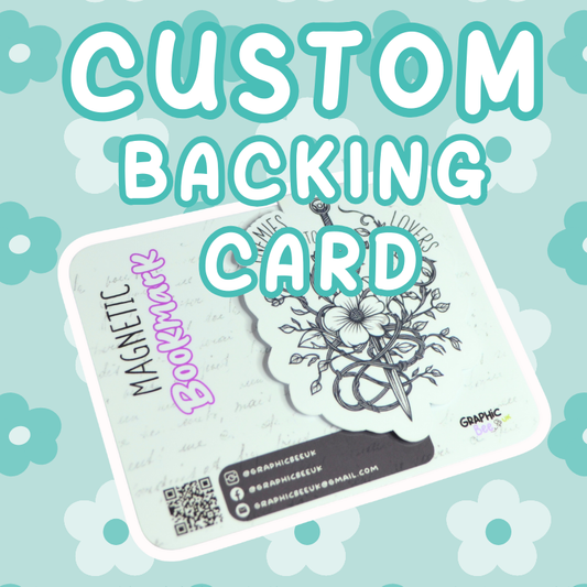 Custom Backing Card