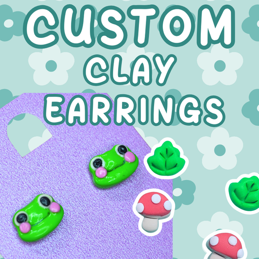 Custom Clay Earrings