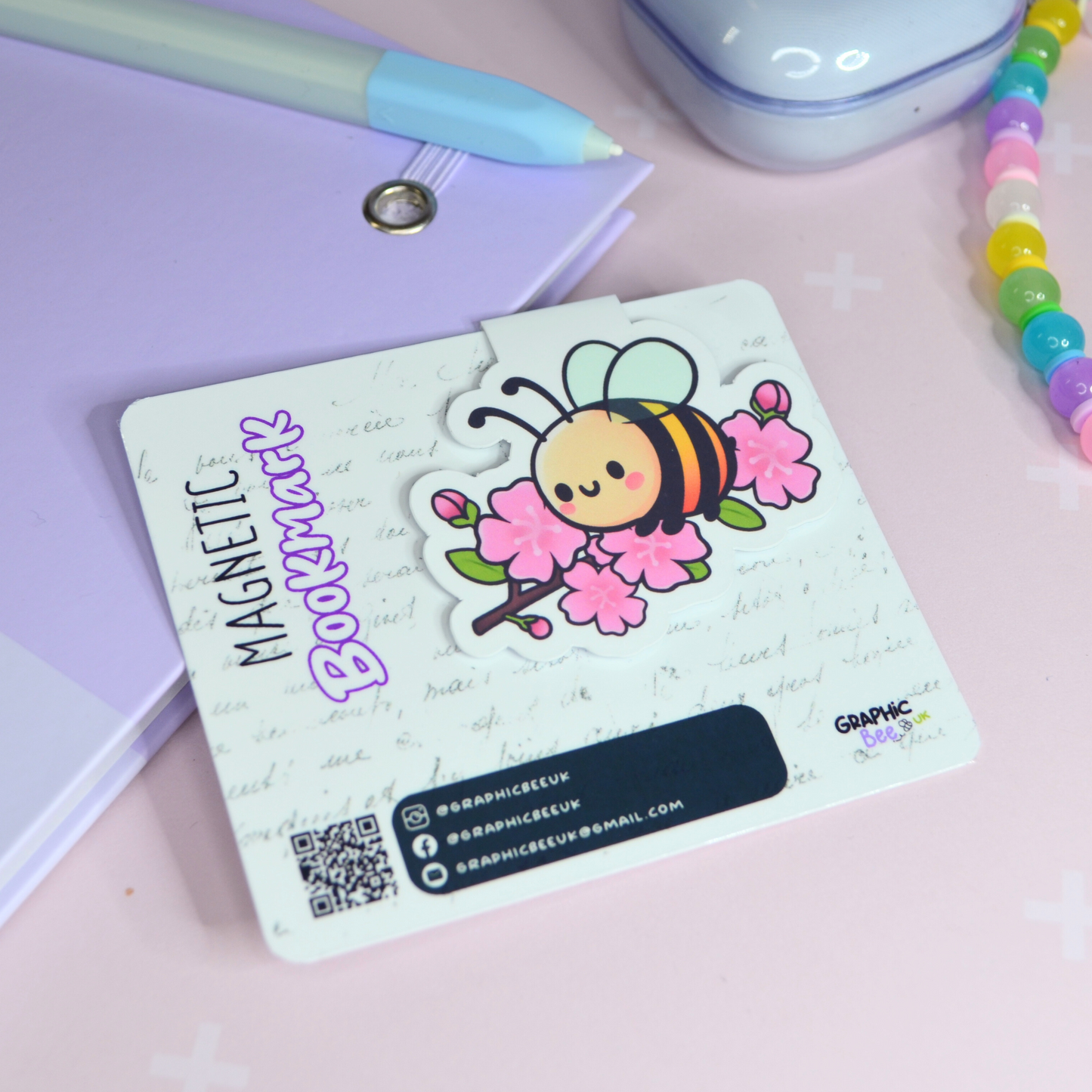 Buzzy Bee Magnetic Bookmark