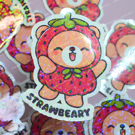 Strawbeary Sticker